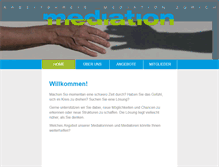 Tablet Screenshot of mediation.ch